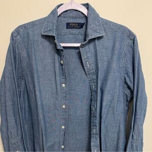 Polo by Ralph Lauren Men's Denim Blue Casual Shirt